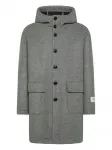 Пальто Cossey GPY с капюшоном Peuterey, серый - фото