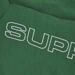 Куртка Supreme Spellout Embroidered Track Jacket 'Dark Green', зеленый - фото 3
