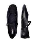 Кожаные балетки Мэри Джейн Calvin Klein, черный - фото 4