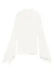 Топ с рукавами колокол PINKO, белый - фото