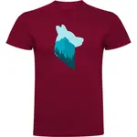 Футболка Kruskis Wolf, красный - фото