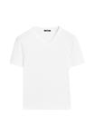 Футболка Massimo Dutti V-NECK SHORT SLEEVE, White - фото 6
