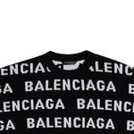 Джемпер мужской Balenciaga Intarsia-knit Logo, черный - фото 3