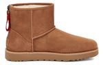 (WMNS) UGG Classic Mini Logo Zip 'Chestnut' - фото 3