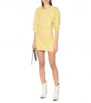 Кожаное мини-платье Xadela Isabel Marant, Light Yellow - фото 2