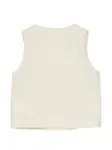 Двубортный топ без рукавов Manuel Ritz Kids, бежевый - фото 2