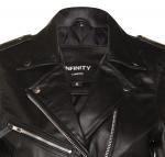 Байкерская куртка e с бахромой и кисточками seville Infinity Leather, черный - фото 3