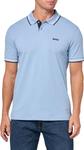 BOSS Мужская Поло Paul Modern Essential, Niagara Mist - фото