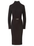 Вязаное платье APART, Black - фото