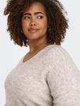 Свитер ONLY Carmakoma Sweater, цвет Stone - фото 4