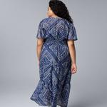 Платье макси Plus size Simply Vera Vera Wang, Black - фото 2