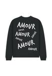 Толстовка AMOUR3 BACK PRINT UNISEX Mira Paris, черный - фото