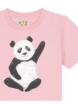 Футболка wat? Apparel Panda, розовый - фото 2