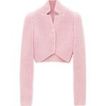 Трикотаж женский розовый Loewe - фото