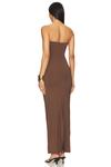 Платье эвелин Nakedvice, коричневый - фото 3
