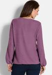 Топ GOLDNER Long sleeved top, Berry - фото