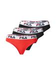 Стринги FILA, красный/черный - фото