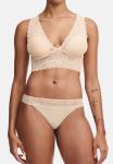 Стринги Chantelle Tanga Easy Feel Floral Touch, цвет Beige Dore - фото 2