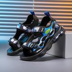 Детские сандалии Peter pan, черный/серый - фото 3