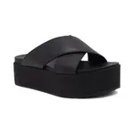 Кожаные тапочки Calvin Klein, черный - фото