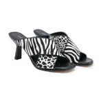 Кожаные тапочки Gideon Michael Kors, черный - фото 2