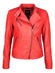 Кожаная куртка Maze Sally, цвет flame red - фото