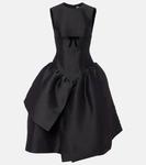 Миди-платье с бантиком Shushu/Tong, Black - фото