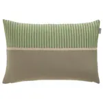 Декоративная подушка MusterSimple с современным графическим рисунком Musterring, Grün + gemustert - фото