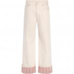 Jacquemus Джинсы мужские экрю - фото