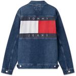 Tommy Hilfiger Джинсовая куртка унисекс синяя, Denim Blue 1A4 - фото 4