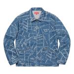 Куртка Supreme Gonz Map Work Jacket, Washed Blue - фото