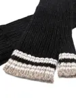Кашемировые перчатки-митенки Barrie, черный - фото 2
