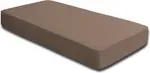 Простыня One-Home, коричневый - фото