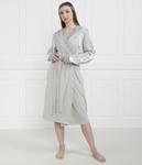 Халат босс-сен Relaxed fit Boss, серый - фото 2