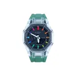 CASIO Часы Men Liquid Crystal/Analog Dual Display Series 48.5mm Black Watch - фото