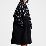 Пальто женское черное Louis Vuitton - фото 4