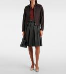 Кожаные туфли-лодочки на ремешке Prada, Powder - фото 3