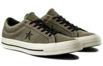 One Star Canvas Shoes Unisex Low-Top Olive Green Converse - фото 2