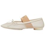 Балетки с бантом MM6 Maison Margiela, белый - фото