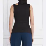 Облегающий топ драка Hugo, черный - фото 2