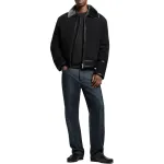 Куртка Lv Shearling Blouson LOUIS VUITTON, черный - фото 4