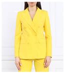 Пиджак женский Marella приталенный, желтый - фото