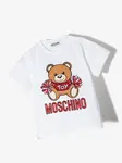 Футболка с логотипом Moschino Kids, белый - фото 2