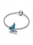 Шарм Pandora Oversized Butterfly Charm, стерлинговое серебро - фото