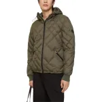 Стеганая куртка с капюшоном Burberry, marsh зеленый - фото 3