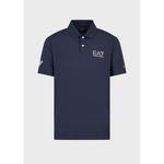 Поло с коротким рукавом EA7 8Npf23, синий - фото 2