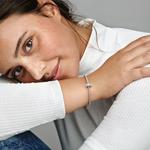 Шарм White Daisy Flower Spacer Pandora, стерлинговое серебро - фото 2