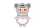 Beech Pucky Koala Baby Hang Tag Box 100% 7.5cm POP MART - фото 2