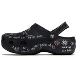 Crocs Классические женские черные сабо на платформе - фото