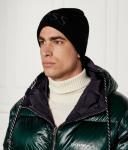 Шапка мужская Boss Orange шерстяная, черный - фото 2